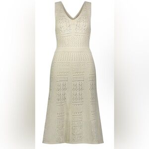 NWT Minnie Rose Cotton Sleeveless Open Stitch Dress